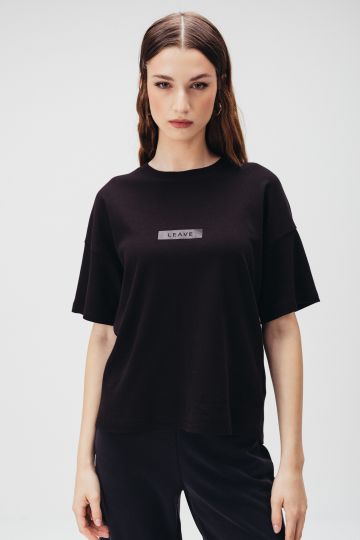 Cotton Black T-Shirt